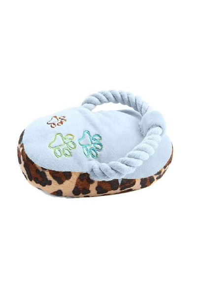 Mixpet 15 Cm Blue Plush Dog Slippers Shaped Toy