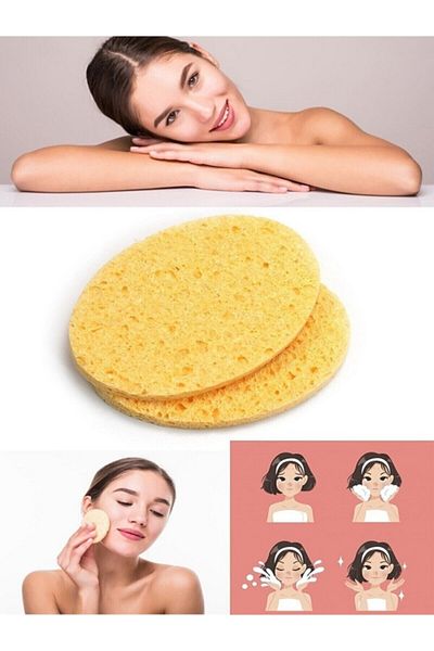 Bien اسفنجة غسل الوجه 2 عبوة