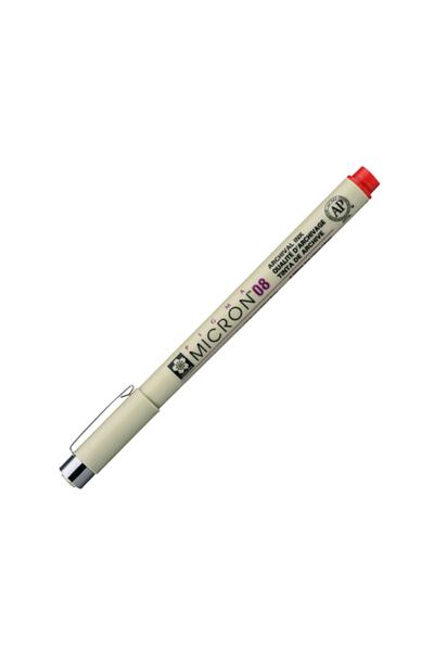 Sakura Pigma Micron 08 Technical Drawing Pen 0.5mm Red