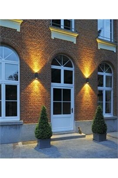 fullreyon Amber Işık Ledli Iç Ve Dış Mekan Dekoratif Çift Yönlü Duvar Apliği
