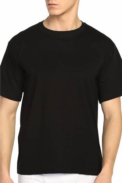 Mevsim Men's Blue Colored Combed Cotton Crew Neck Undershirt 34304 6 Pieces