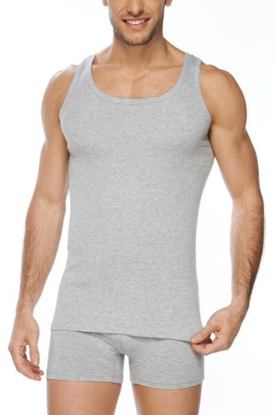 Güryıldız Чоловічий спортивний костюм з трикотажу Ribana, чорний 24003