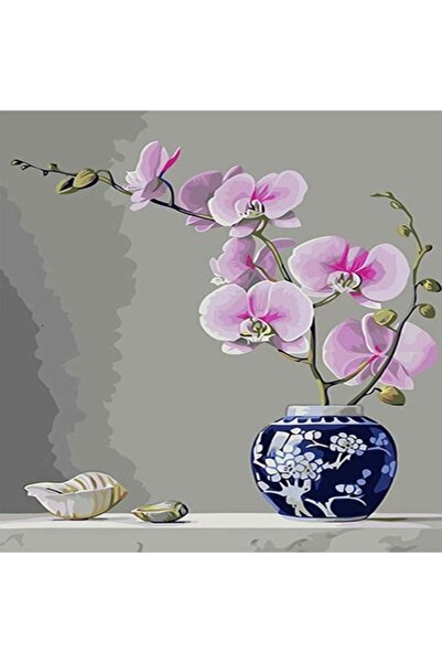 Genel Markalar Sayılarla Boyama Seti Kasnaklı-Çerçeveli Masadaki Vazo Naturel...