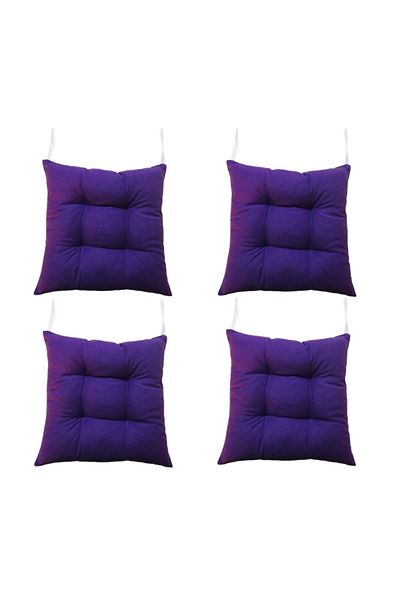 REMEGE 4 Pieces 40x40 Cm Stool Cushion Pouf Cushion