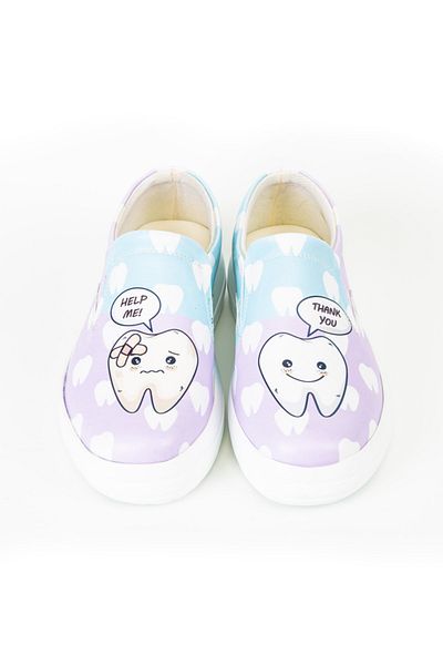 TERLİKSABO Happy Tooth Shoes