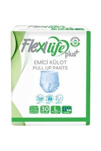 Flexi Life Flexilife Plus Absorbent Panties Large Size Large Patient Diapers 30 Pcs