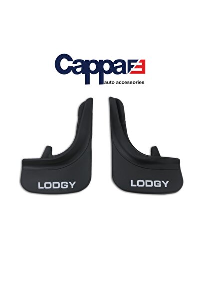 Cappafe Dacia Lodgy Paçalık Tozluk Çamurluk Seti 2 Parça Lodgy Yazılı Mat Siy...