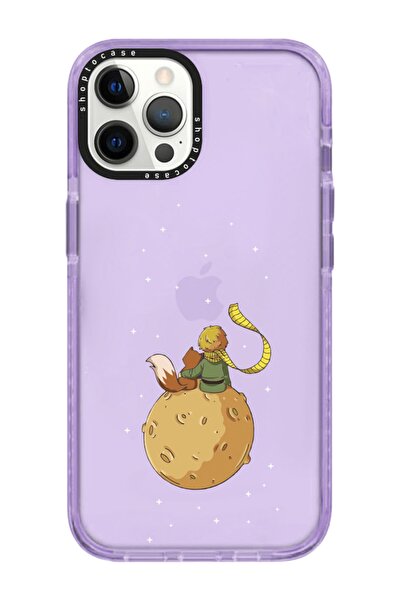 shoptocase Iphone 13 Pro Uyumlu Lila Impact Küçük Prens Tasarımlı Telefon Kılıfı