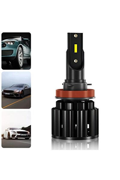 HRPAK Ford Connect (02-12) Için Uyumlu Şimşek Etkili S8 12000lm Sis Far Led Xenon Ampülü H11