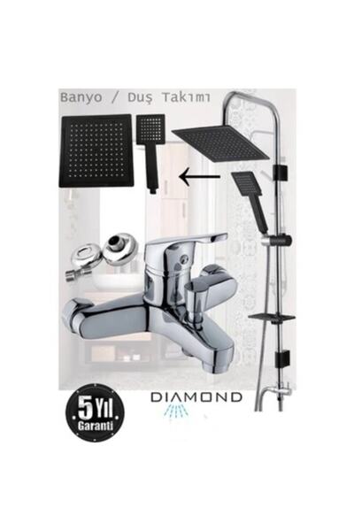 Guadro Armatür Guadro Banyo Batarysı Ve Robot Duş Sistemi Set