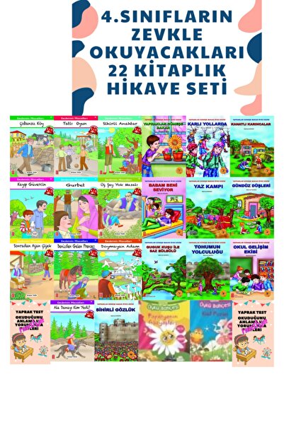 Ata Yayıncılık 4.sınıf Öğrencilerinin Severek Okuyacakları 22 Kitaptan Oluşan...