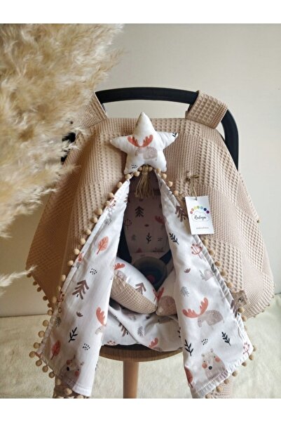 Raduga Collection Çift Taraflı Puset Örtüsü+puset Minderi+puset Çarşafı 3'lü ...