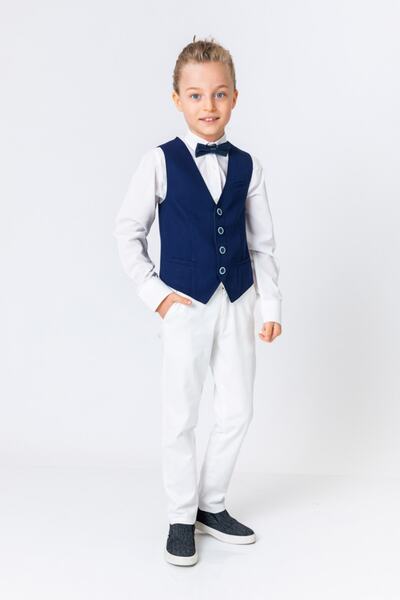 incity Жилет для хлопчика темно-синій