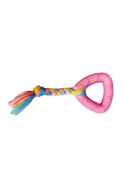 Mixpet Rubber Triangle Dog Toy with Dental String 20 cm