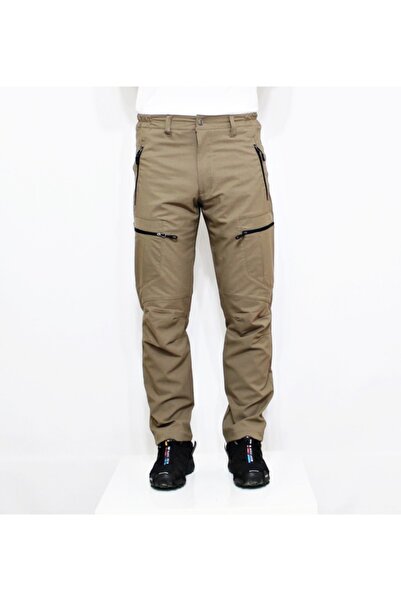 Mudwill Σκούρο μπεζ Micro Lycra Summer Trekking Παντελόνι