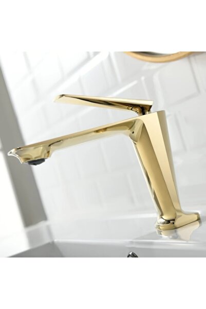 OEM Banyo Lavabo Bataryası Gold Tasarım Yeni 5 Yıl Garantili.