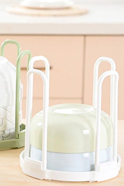 Buffer Multifunctional Practical Dishwashing Brush Plate Cup Bowl Stand Kitchen Organizer