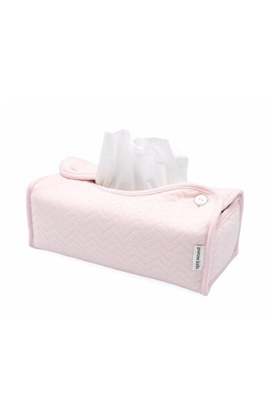 POETREE KIDS Chevron Light Pink Kağıt Mendil Kutusu