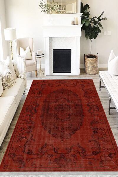 MOTTO HALI Otantik Westa Kaymaz Tabanlı Yıkanabilir Antibakteriyel Dijital Ba...