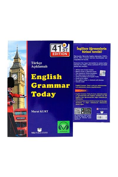 MK Publications English Grammar Today with Turkish Explanations