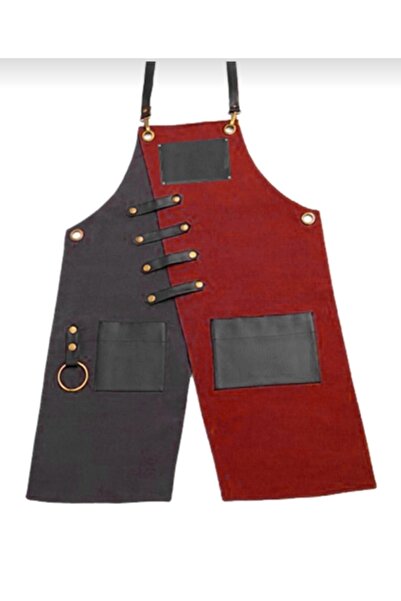 noktaönlüktasarım مريلة مصممة لمطعم المقهى - وشم باريستا شيف لتصفيف الشعر