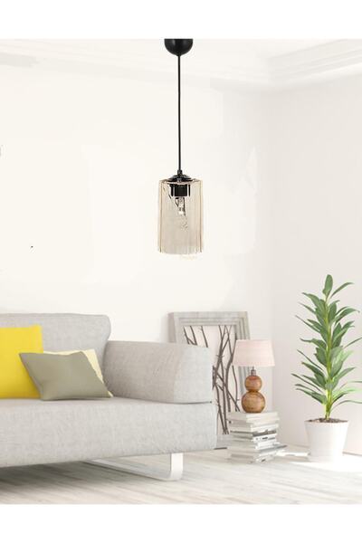 Etsylight Dora One Glass, Bal Köpüğü Renk, Antre Avize, Hol Avize, Mutfak Avize