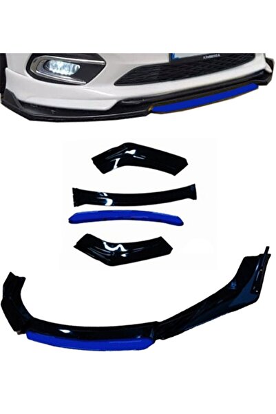 Sare Tuning Ford Transit Connect 4 Parça Mavi Ön Ek Piano Black Lip