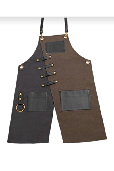 noktaönlüktasarım مريلة مصممة لمطعم المقهى - وشم باريستا شيف لتصفيف الشعر