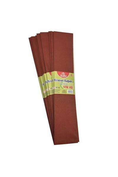 Bubu 10-Piece Coffee Color Bu-Bu Crop Paper - Kr0006