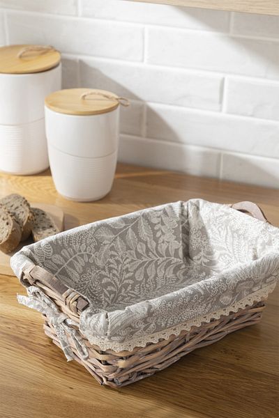 English Home Creative Willow Rectangular Bread Basket
