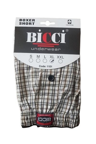 BİCCİ Ανδρικά μποξέρ 100% Poplin