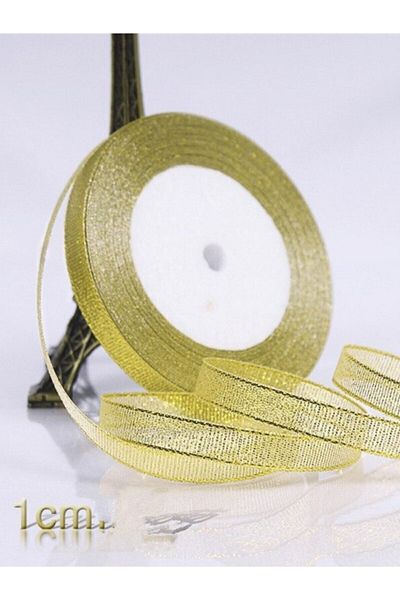 Netsan Etiket Ασημένια κορδέλα 1cm (100mt)