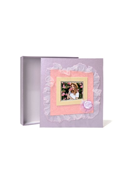 Cmf Album foto în cutie 10x15 cm cu 120 de pagini Lila Memory