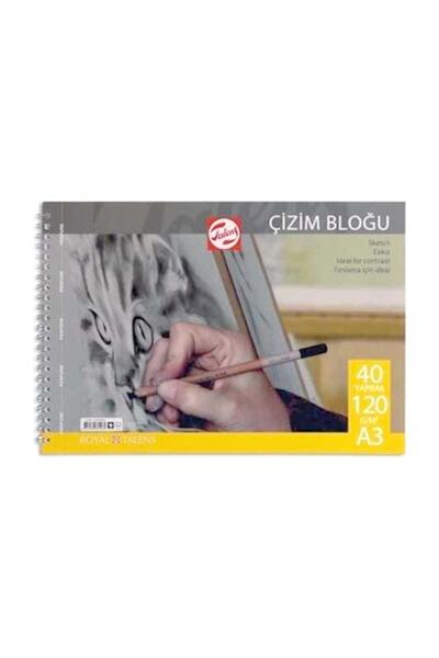Talens دفتر رسم A3 - 120 جرام - 40 ورقة - حلزوني
