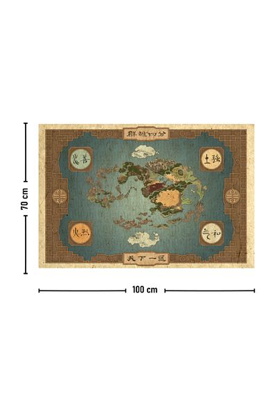 Vagonik Avatar Son Airbender Wall Cover Carpet 140x100 cm-70x100 cm