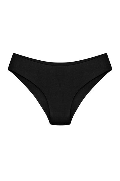 HNX Μαύρο Micro Fabric Ghost No Trace Γυναικεία κιλότα μπικίνι