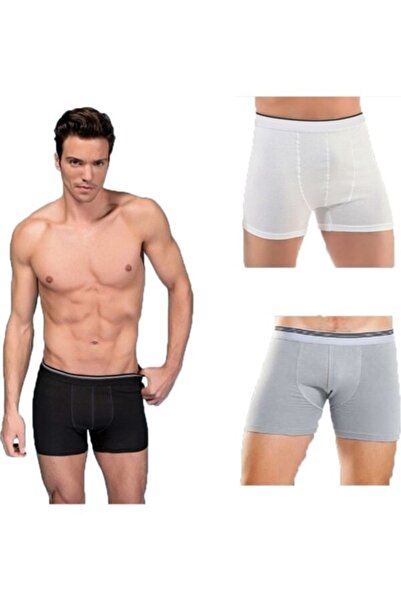 Sedef içgiyim Σετ μπόξερ ανδρών Sedef Pamuklu ελαστικό ύφασμα σε πακέτο των 6
