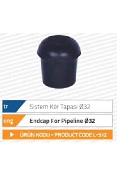 Gnc Kauçuk Sistem Kör Tapası 32'lik