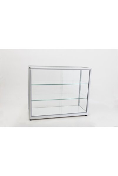 TERZİ DÜKKANI Alüminyum Iskelet Camlı Banko Teşhir Bankosu 40*100*h85