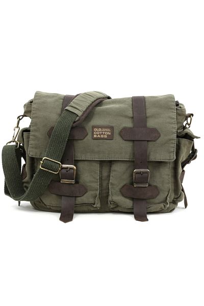 Old Cotton Τσάντα ώμου μεγάλου μεγέθους Casual Travel Laptop School - Baltimore 7156