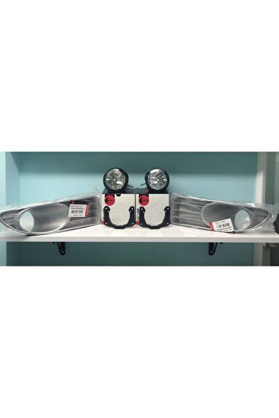 Genel Markalar Fiat Linea Em Eski Model Sis Farı Ve Sis Kapağı Yuvası Set Takım Ampullü (gri) Uyumlu