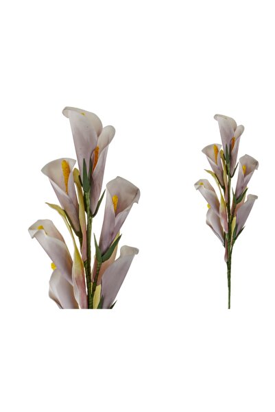 Genel Markalar Barış Çiçeği Beyaz - Mor Gala 100cm