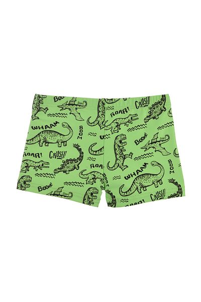 SLIPSTOP Μαγιό Green Boys' Trunk