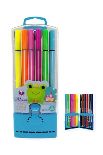 Masis Trio 12 Color Felt Tip Pen
