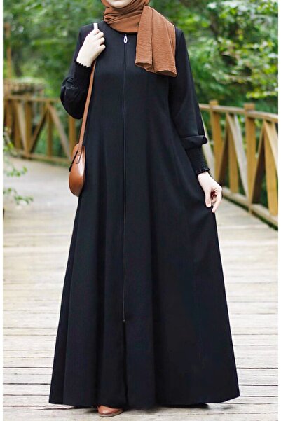 suhneva Hüma Sultan Mevlana Flared Ferace Black