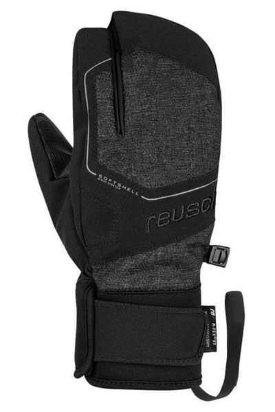 Reusch Torby R-tex XT Children's Three Finger Ski Gloves Grey/black