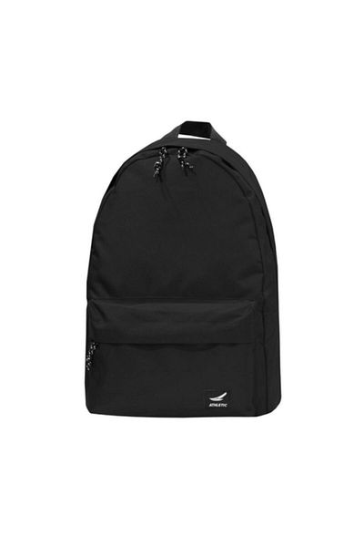 Atletic Unisex Μαύρη ημερήσια σχολική τσάντα ταξιδιού