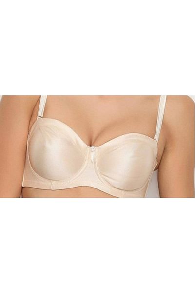 Yeniİnci Underwire Gathering Lace-Free Sponge-Free σουτιέν New Pearl 1680