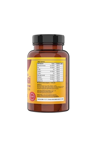 NCS Saw Palmetto 120 Tablet Kırmızı Kore Ginseng 120 Tablet