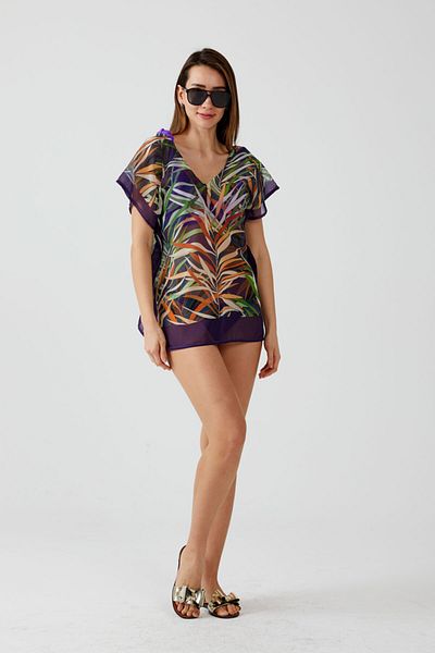 AYSHOME Μπλούζα παραλίας Ays Home Tropical Leaf